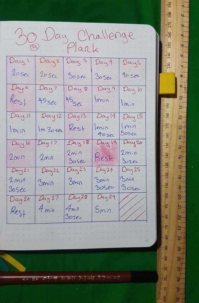 30 Day Plank Challenge