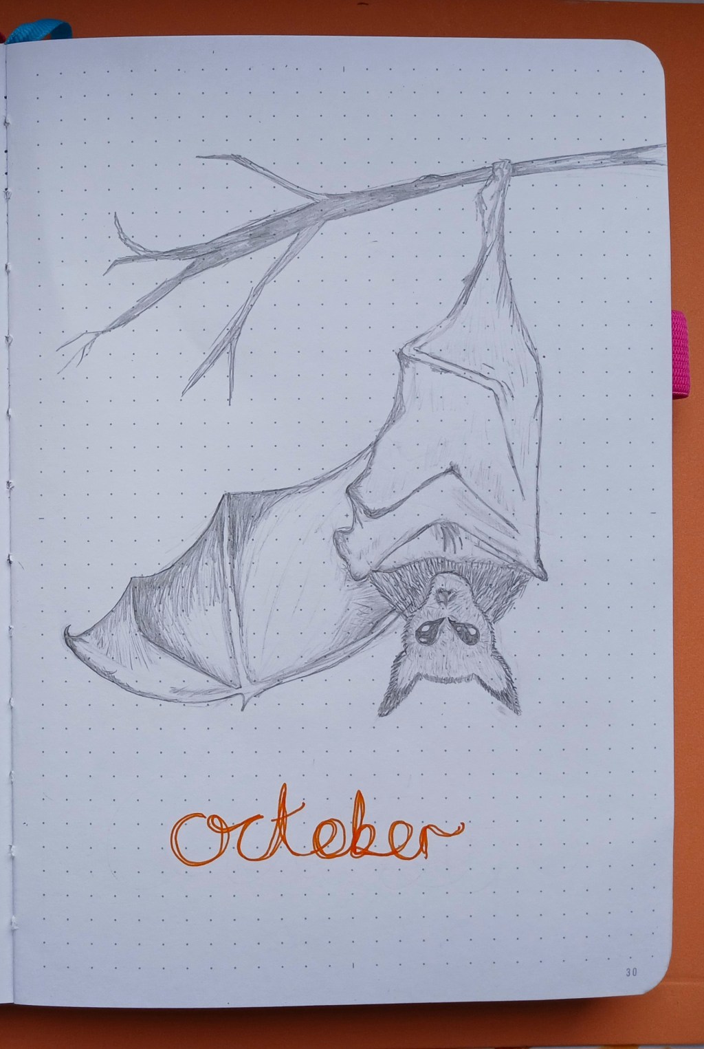 Designing your Bullet Journal: Monthly Spread:&nbsp;October